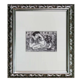 Henri Matisse "Jeune Fille Lisant" Framed Limited Edition Lithograph For Sale