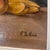 Wine Antique a Fruit Still Life Oil Painting With Antique Carved Wood Frame For Sale - Image 8 of 10
