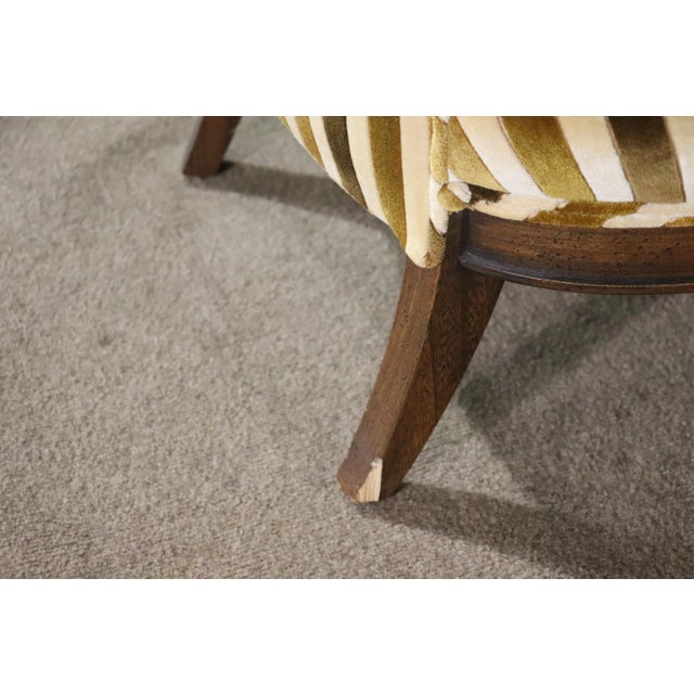 Mid 20th Century Pair of Mid-Century Throne Chairs - 2 Pieces For Sale - Image 4 of 12