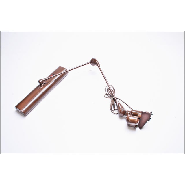 Vintage Industrial Flexo Brown Articulating Desk Lamp ...