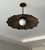 Not Yet Made - Made To Order Handcrafted Black Antique Brass Finish Pendant Light, Unique Brass Ceiling Light, Milk Glass Globe, Vintage Home Decor For Sale - Image 5 of 10