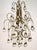 1970s Large Italian Hollywood Regency Brass and Glass Drop Chandelier, 1970 For Sale - Image 5 of 11