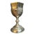 Antique German 800 Solid Silver Hexagonal Kiddush Cup Goblet Judaica Shabbat C1890 For Sale