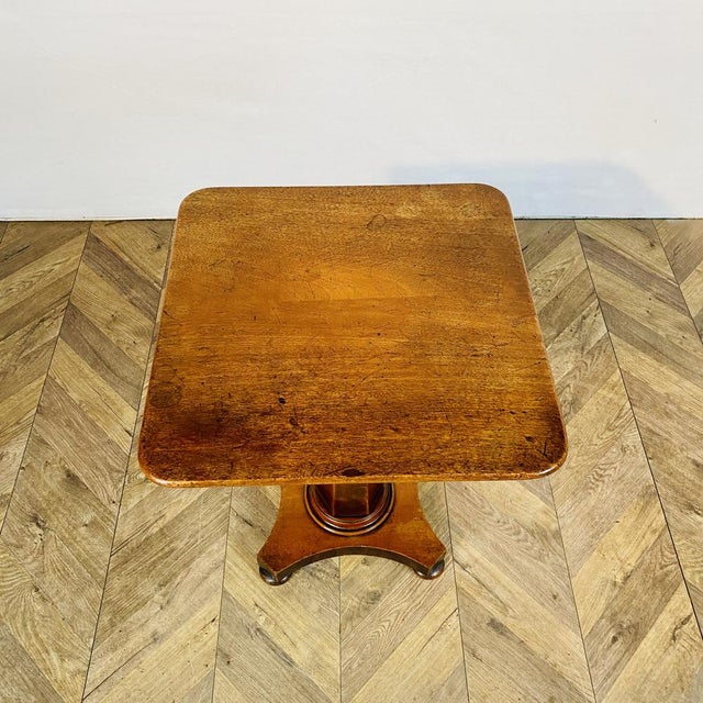 Antique English Oak Tilt-Top Side Table, 19th Century For Sale - Image 10 of 16