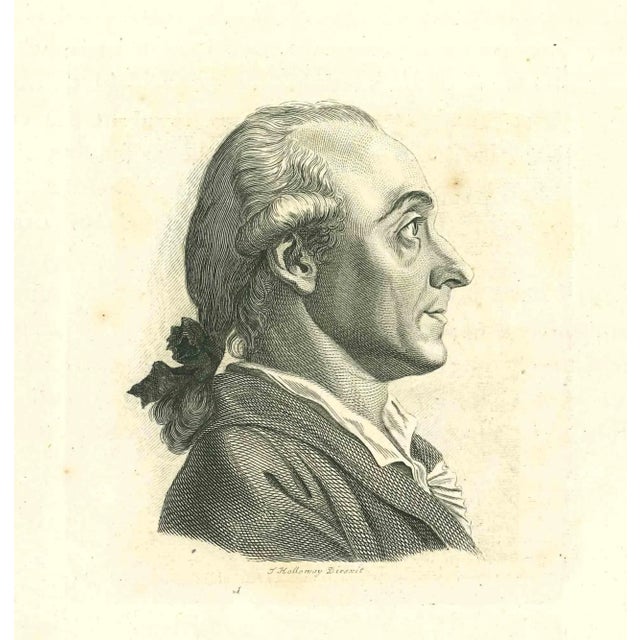 Portrait of a man is an original artwork realized by Thomas Holloway for Johann Caspar Lavater's "Essays on Physiognomy,...