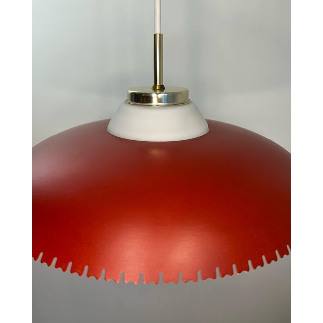 Mid-Century Modern Pendant Lamp by Bent Karlby for Ask/Schrøder, 1960s For Sale - Image 4 of 8