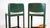 1980s Mid-Century Matteo Grassi Green Saddle Leather Sistina Counter Stools - A Pair For Sale - Image 12 of 16