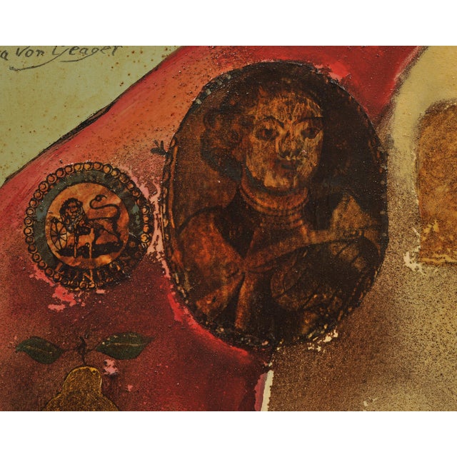 Ira Yeager 20th Century Painting of French Anthropomorphic Woman For Sale - Image 15 of 18