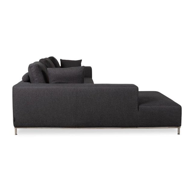 Granada Corner Sofa in Grey Anthracite Upholstery from La Nuova Casa For Sale - Image 12 of 16
