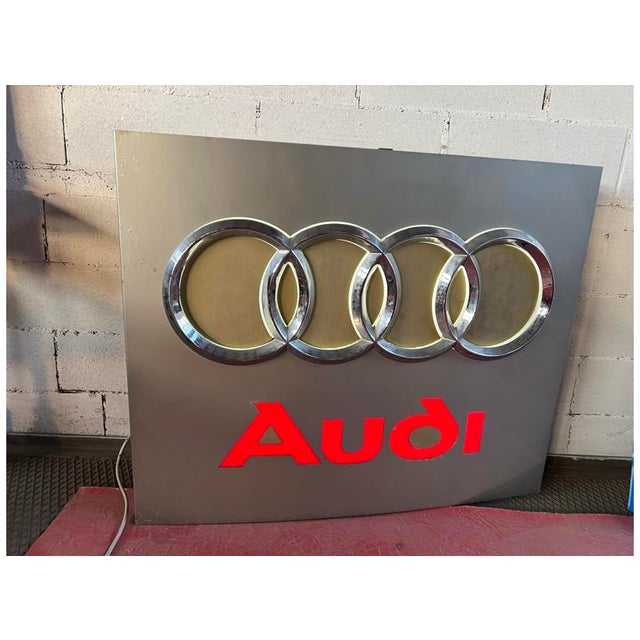 Audi Backlit NEON Sign, 1980s For Sale - Image 11 of 18