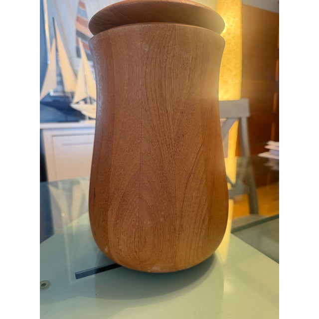 Dansk 1970s Danish Modern Dansk Teak Jens Quisgaard Wine Cooler For Sale - Image 4 of 11