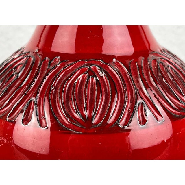 Mid-Century Italian Ceramic Carafe Vase, 1960s For Sale - Image 6 of 18