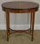 Traditional Adams Style Hand Painted Decorated Oval Side Table by Banks, Coldstone Co. For Sale - Image 3 of 13