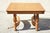 Victorian Antique Victorian Quarter Sawn Golden Oak 48" Square Dining Table With 2 Leaves For Sale - Image 3 of 12