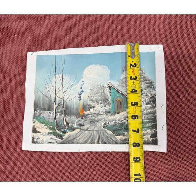 Oil Painting 1950s Loose Signed From Italy Signed by Artist For Sale - Image 4 of 4