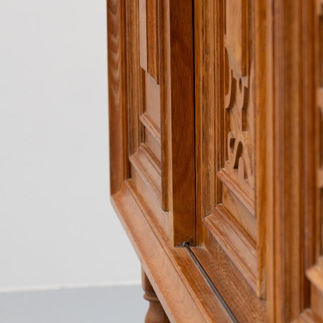 Brown Vintage Oak Sideboard by Axel O. Röck for Otterup Møbelfabrik, 1960s For Sale - Image 8 of 18