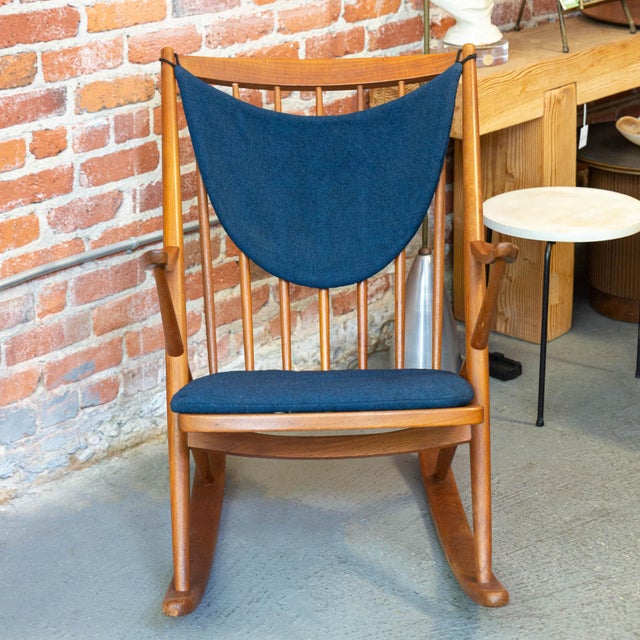 Bramin Mobler Danish Teak Rocking Chair Chairish