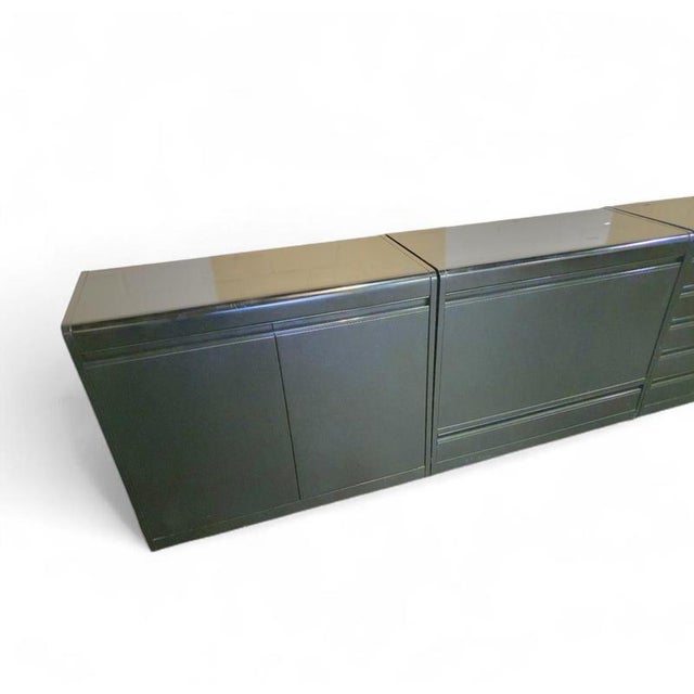 Linear System by Rodolfo Bonetto for Bellato, 1970s, Set of 4 For Sale - Image 5 of 10