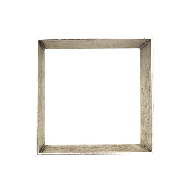 Vintage Modernist Square Silverplate Napkin Rings, Set For Sale - Image 9 of 13