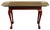 Early 20th Century Exquisite Chippendale Revival Glass Top Console Table For Sale In Raleigh - Image 6 of 12