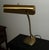 Vintage Mid-century modern Brass gooseneck task lamp by The Laurel Lamp Co., c.1950's. Brushed Brass with heavy weighted...