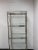 Vintage Chrome With Glass Shelving Campaign Style Etagere For Sale - Image 9 of 12