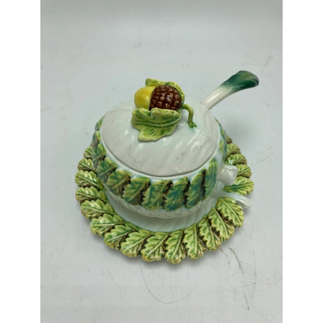 Italian Italian Ceramic Sauce Tureen For Sale - Image 3 of 13