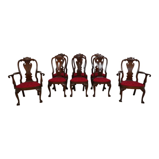 Set of 8 Kittinger Mahogany Dining Room Chairs For Sale
