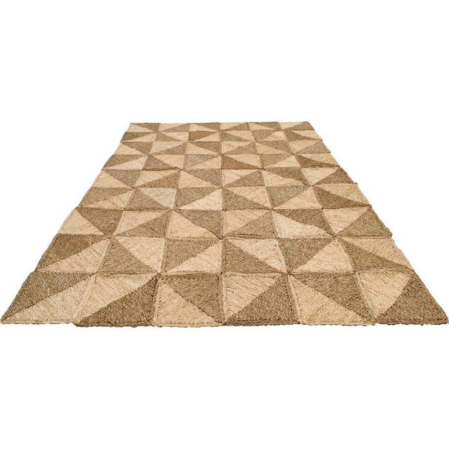 Coastal Rush House for Chairish Mavis Seagrass & Corn Husk Rug - 3' x 9' For Sale - Image 3 of 8
