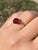 The Red Bay: Ladies 14K Laboratory Grown Ruby Engagement Ring For Sale - Image 10 of 10