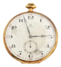 Gold Pocket Watch from Omega
