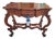 Italian Console Table with Lyre Legs For Sale