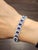 Modern 22.10 Ct Natural Sapphire & Diamond Tennis Bracelet For Sale - Image 3 of 8
