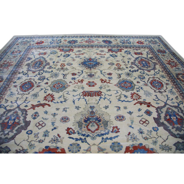 acohug＊ Oushak rug メダリオン　トルコラグ　86×58 Oushak Rug