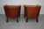 1970s Vintage Dutch Cognac Colored Leather Club Chairs, 1970s, Set of 2 For Sale - Image 5 of 16