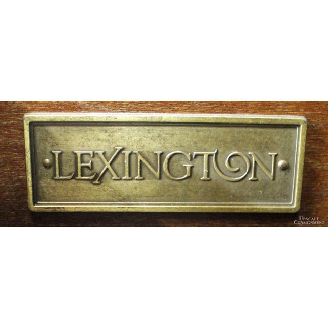 Brown Late 20th Century Lexington Entertainment Center - Mahogany For Sale - Image 8 of 8