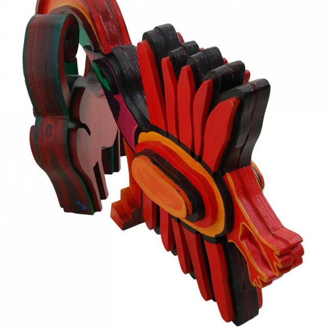 Rainbow with Cat Sculpture by Corneille For Sale - Image 6 of 11