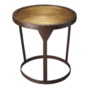 Bonham Iron Accent Table, Bronze