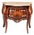 French 2 Drawer Commode – Curved Bombe Chest With Marble Top For Sale
