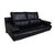 Model 6500 2-Seater Sofa in Black Leather from Rolf Benz For Sale - Image 4 of 14