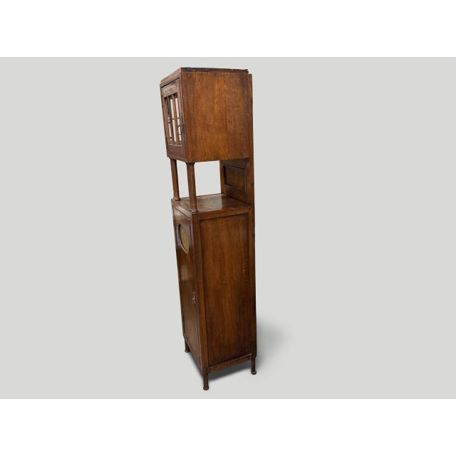 Antique Tall Cabinet For Sale - Image 9 of 18