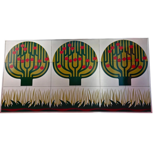 Large Vintage Decorative Panel by Tiziano Campi, 1976 For Sale - Image 10 of 14