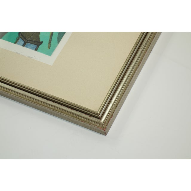 Remo Brindisi, Venice, 1970, Lithograph, Framed For Sale - Image 8 of 9