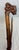 This large antique 19th century Chinese hand carved wooden walking stick is a unique and high quality sculpture. Sculpted...