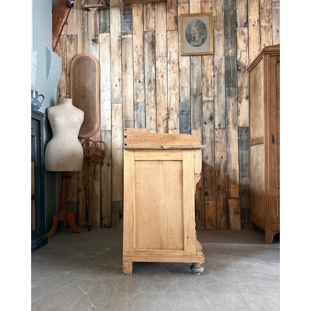 Wood English Pine Chest of Drawers For Sale - Image 7 of 18