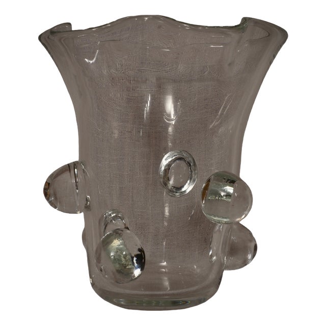 Mid-Century Murano Art Glass Vase, 2000s For Sale