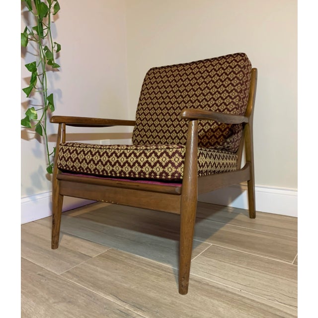 Mid Century Modern Danish Walnut Lounge Chair For Sale - Image 13 of 13