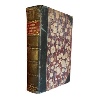 Fine Leather Binding - Italian & English Dictionary - London 1854 For Sale