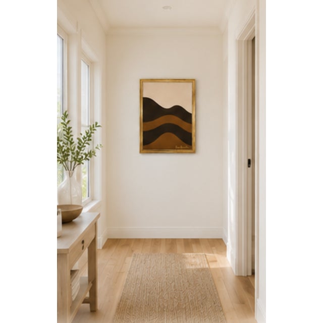 Mid-Century Modern Horizon Study Modern Painting Framed, by Bryan Boomershine For Sale - Image 3 of 11