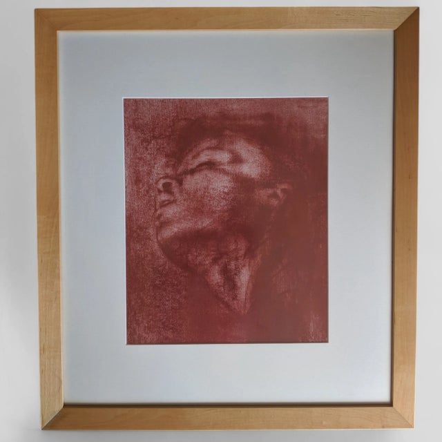 Contemporary Vintage Original Pastel Portrait of a Boy Framed For Sale - Image 3 of 9